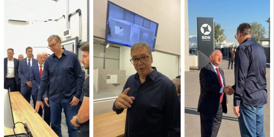 Vučić obišao fabriku dronova: Naši planovi su ogromni (VIDEO)