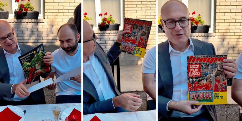 ''Evo ga Tanjga, pokojni Siniša, Šapura..'' - Vučević dobio poseban poklon iz 1989. godine (VIDEO)