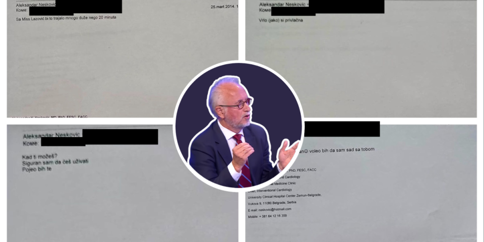 Pojeo bih te, trajalo bi duže od 20 minuta! GOSI otkriva: Doktor sa blokaderske liste slao lascivne mejlove koleginici: Siguran sam da ćeš uživati (FOTO)
