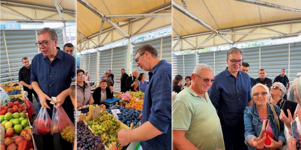 "Ovde je najzanimljivije!" Predsednik Vučić na pijaci u Smederevu odmah obećao rešenje za bolnicu, blokaderi ostali u šoku (VIDEO)