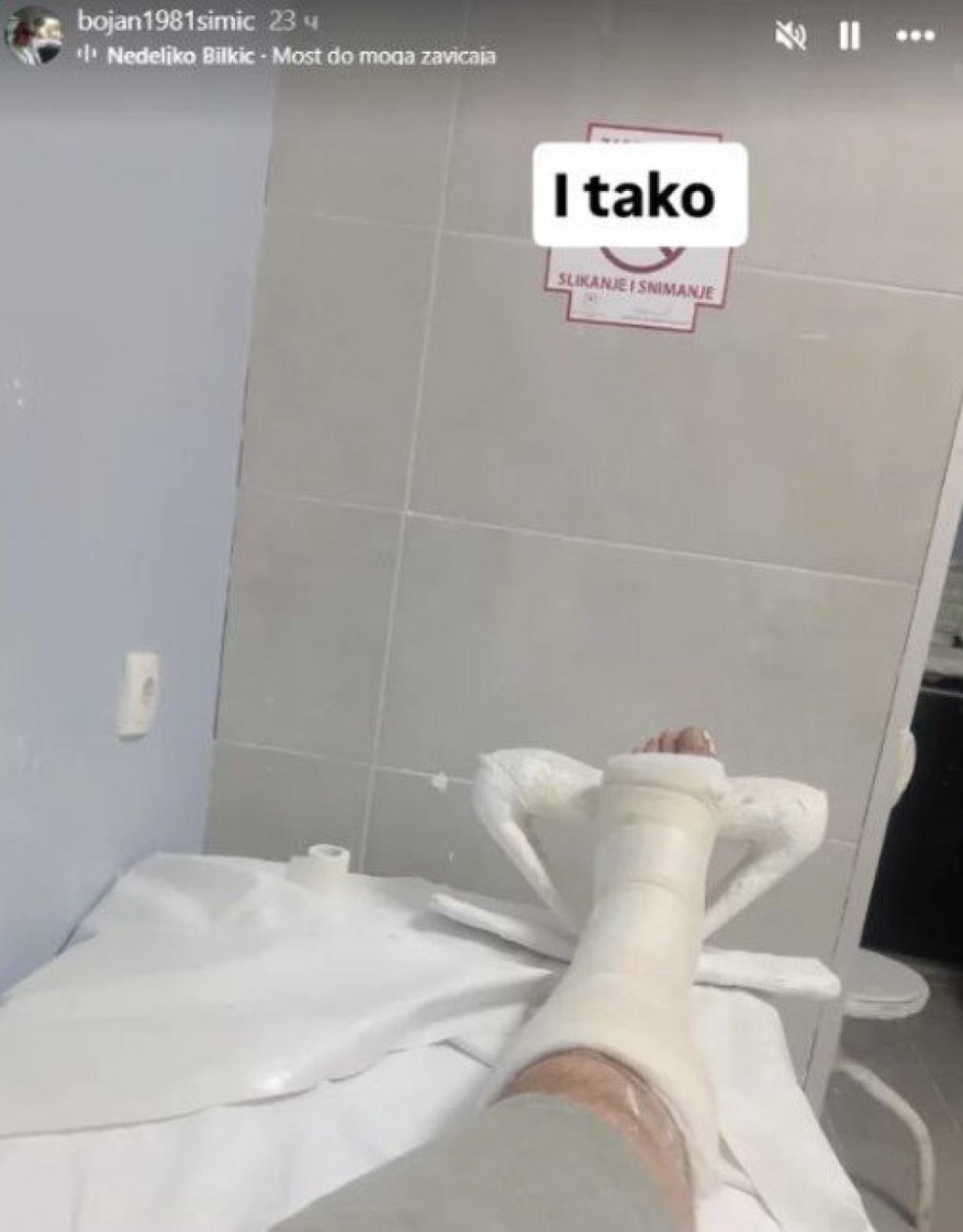 Bivši muž Ivane Šašić u teškom stanju! Pod strogim nadzorom lekara - Evo kako izgleda nakon povrede (FOTO)