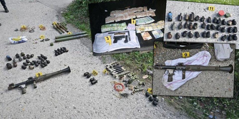 Filmska jurnjava kod Zenice: Policija ga  zaustavila, on dao gas, pa izbacio arsenal kroz prozor (FOTO)