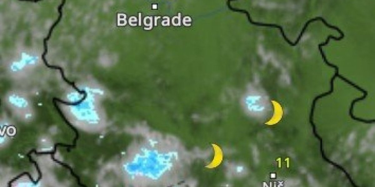 Padavine u 22.00