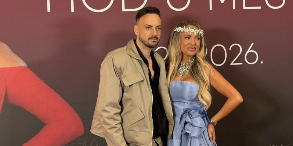 Nećete znati gde pre da gledate! Dragica i Nemanja priredili gala promociju, a izgledaju kao da su došli iz Holivuda (FOTO + VIDEO)