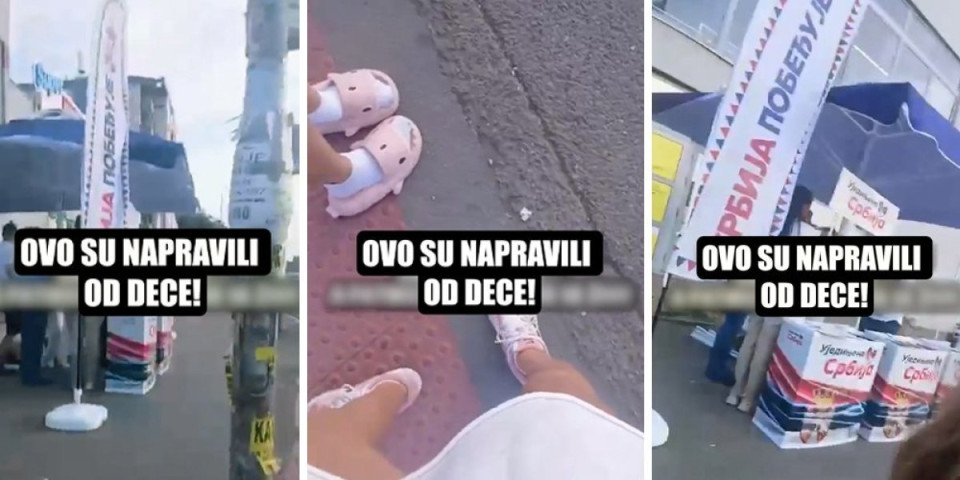 Kome je ovo normalno?! Nije im bilo dovoljno što prete jahanjem i silovanjem, sad i decu uvlače u blokaderski teror (VIDEO)