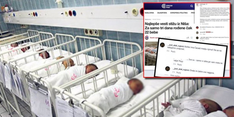 Monstrumi, ništa vam sveto nije! Blokaderi prebrojavaju tek rođene bebe: Koliko ima ćacadi među njima, da se ne radujemo unapred?! (FOTO)
