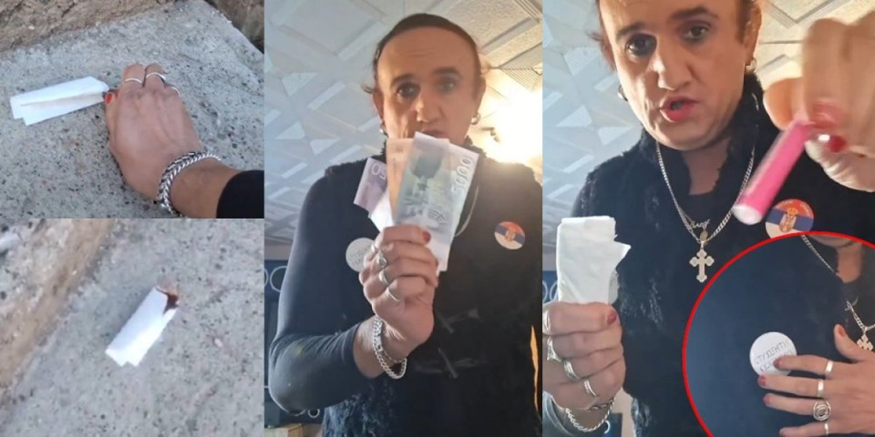 Bolesnije ne može! Osvanuo šok snimak: Blokader spalio 6.000 dinara državne pomoći (VIDEO)