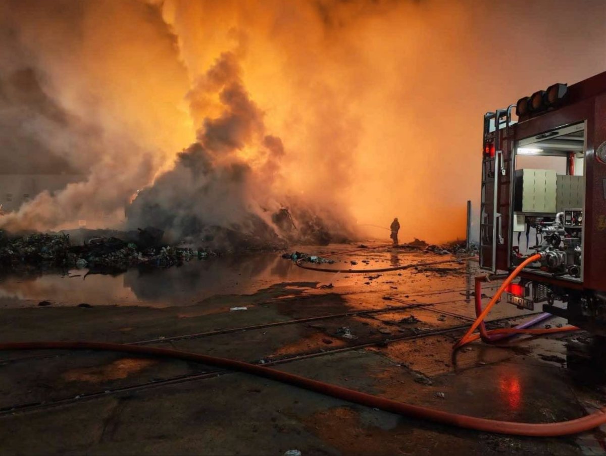Veliki požar u industrijskoj zoni Kukuljanovo kod Rijeke