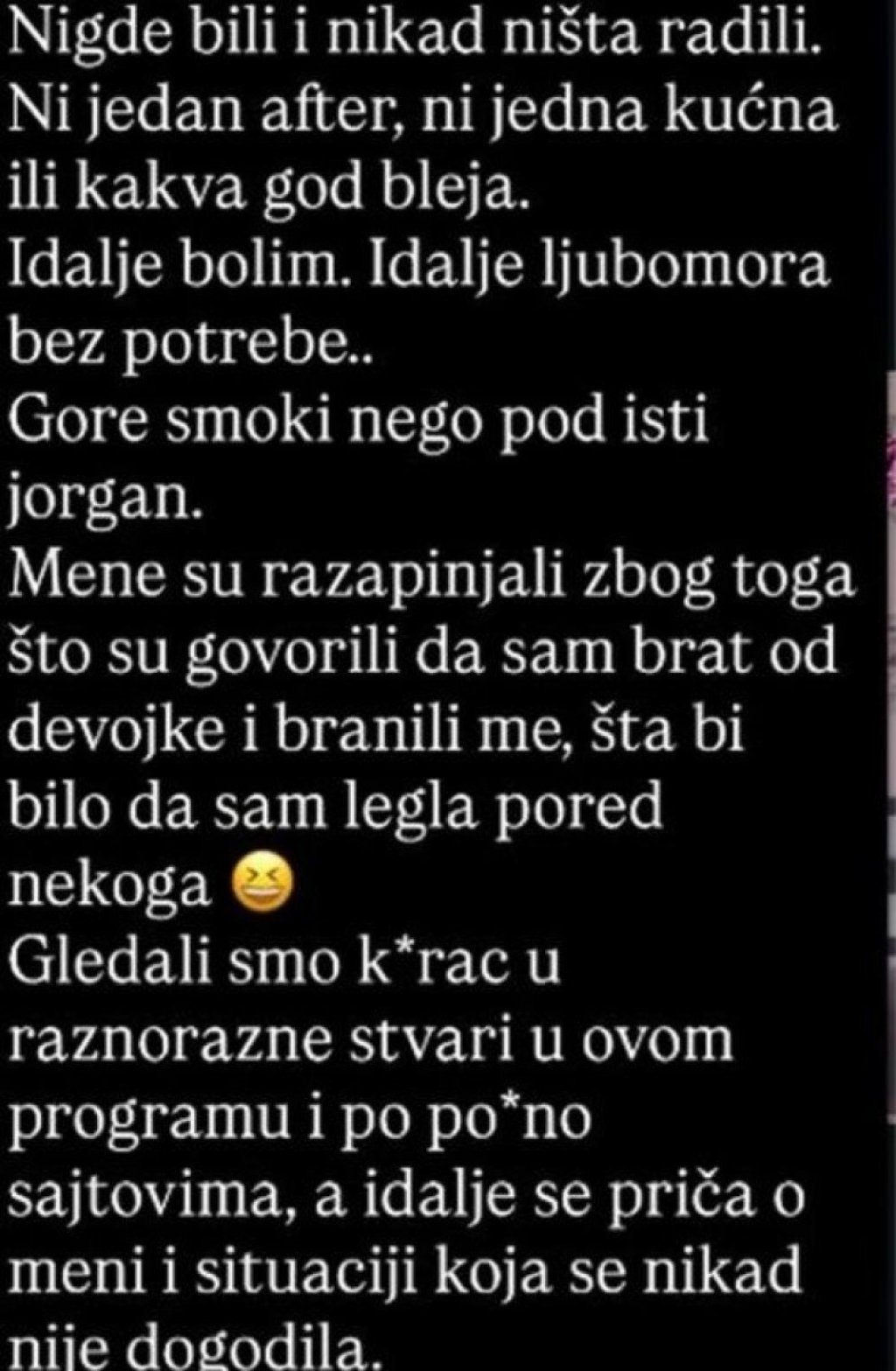 "I dalje ih bolim" Ena Čolić se hitno oglasila na navode Anđele Đuričić: "Po po**o sajtovima..." (FOTO)