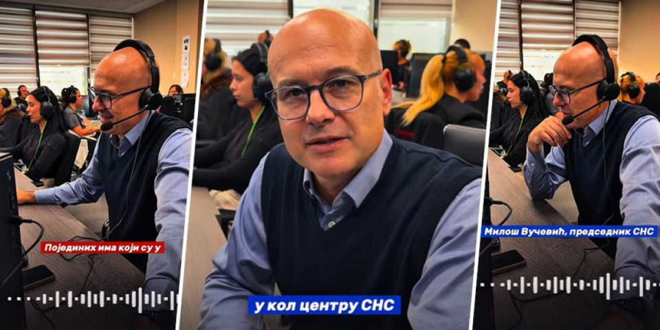 Vučević u kol-centru SNS-a lično pozivao građane: Odgovor jedne bake rasplakao i oduševio sve (VIDEO)