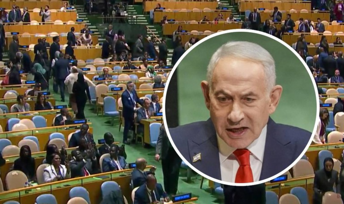 Diplomate napustile salu GS UN tokom Netanjahuovog govora