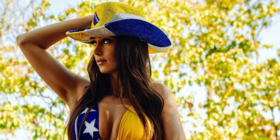 Sve oči uprte u Eminu: Atraktivna advokatica se skinula u boje BiH i napravila haos na mrežama! (FOTO)