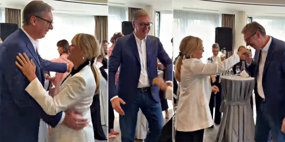 Vučićev poslednji predsednički ples! Oragnizovao koktel za sve zaposlene, pa poručio: "Uz poneku suzu..." (VIDEO)