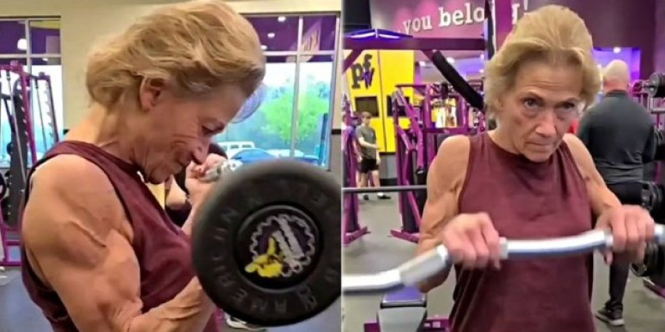Superbaka diže tegove k'o od šale: Milioni gledaju i ne veruju šta može u sedmoj deceniji (VIDEO)
