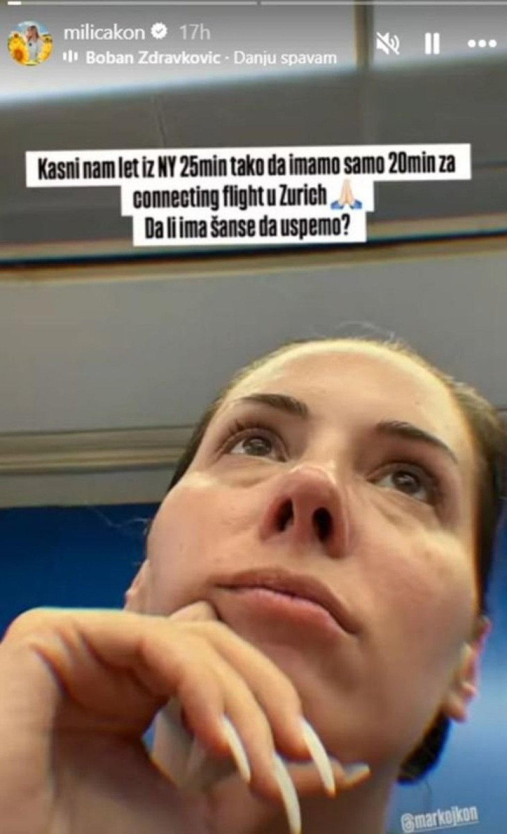 Poznati par doživeo dramu na letu iz Njujorka, a onda se dogodilo čudo!