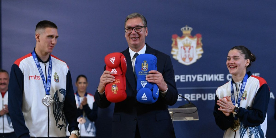 Predsednik Vučić primio srpske šampione: Beskrajno vam hvala, obradovali ste naš narod