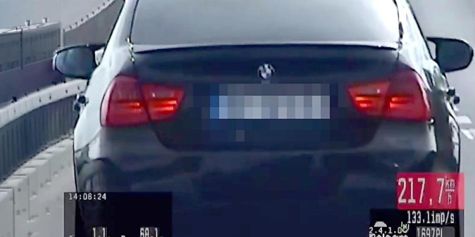 Makedonac proleteo "bmw-om" kod Niša, presretač ga jedva zaustavio: Odmah odveden pred sudiju, udarili ga po džepu (FOTO/VIDEO)