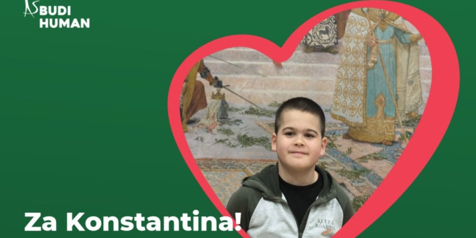 Požurite! Vremena je sve manje - Konstantinu (8) je potrebna pomoć (FOTO)