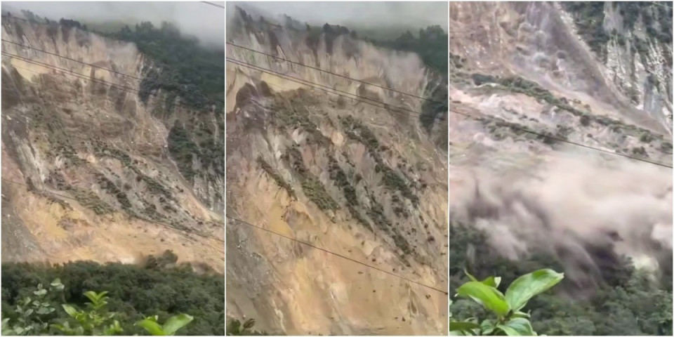 (VIDEO) Mrtvi na sve strane, horor nad hororima! Odvalila se planina i sručila u reku za nekoliko sekundi