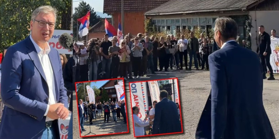 "Ovo je vlaško srce Srbije, ovde je veran i lojalan narod": Vučić se obratio građanima - Pogledajte kako je dočekan (FOTO)