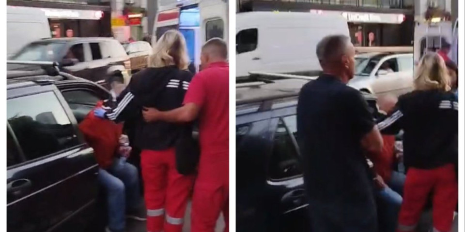 Užas na Mirijevu! Pobesneli blokader gurnuo aktivistu SNS (81) pod automobil (VIDEO)