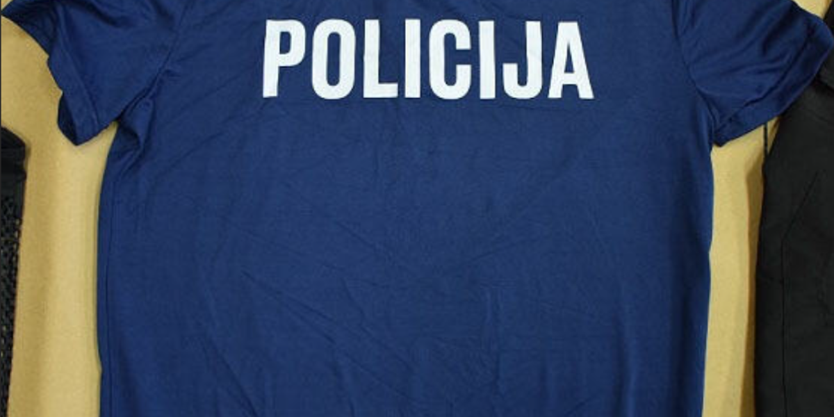 Oprema koja je pronađena kod lažnog policajca