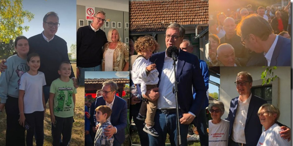 "Najlepši deo svakog dana su susreti sa ljudima i osmesi koji ostaju" Vučić objavio dirljiv snimak (VIDEO)