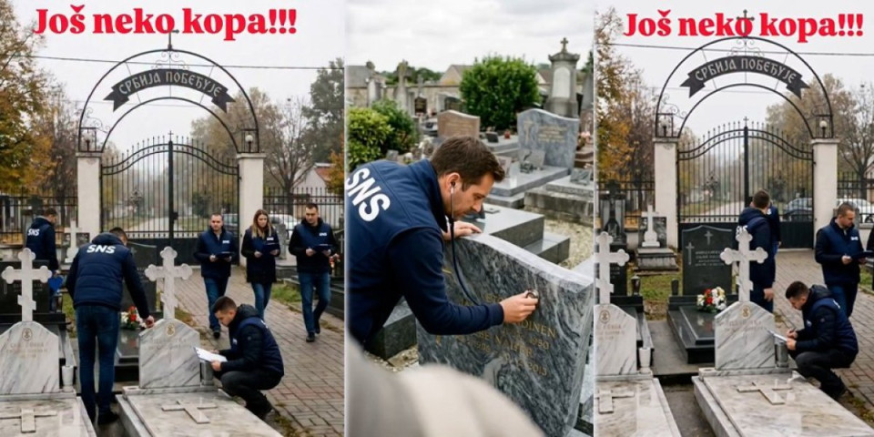 Dno dna ljudskosti! Ismevaju mrtve i optužuju SNS da su im grobovi "najpouzdanija baza" - Bolestan snimak (VIDEO)