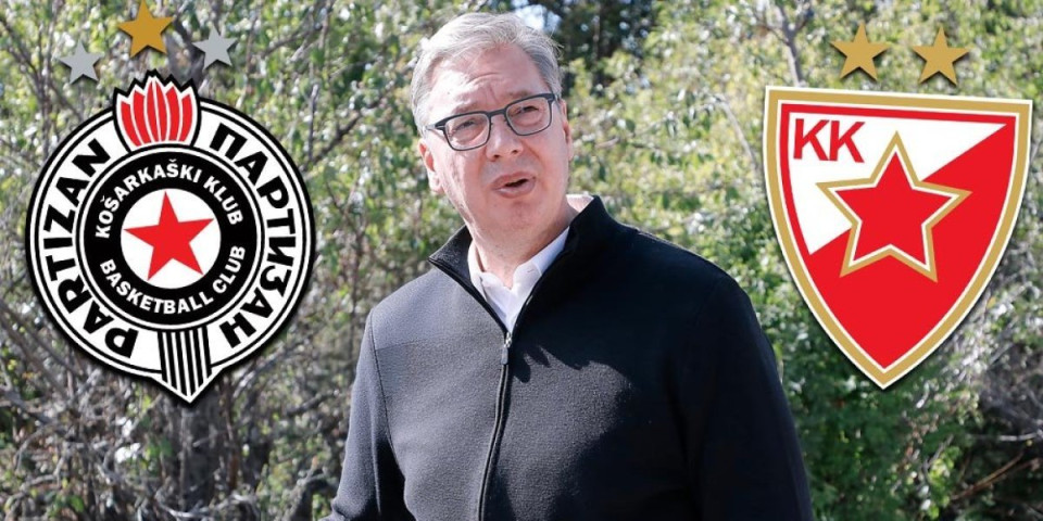 Vučić se oglasio o Zvezdi i Partizanu: Ko igra bolju košarku i ko ima strašnog trenera?