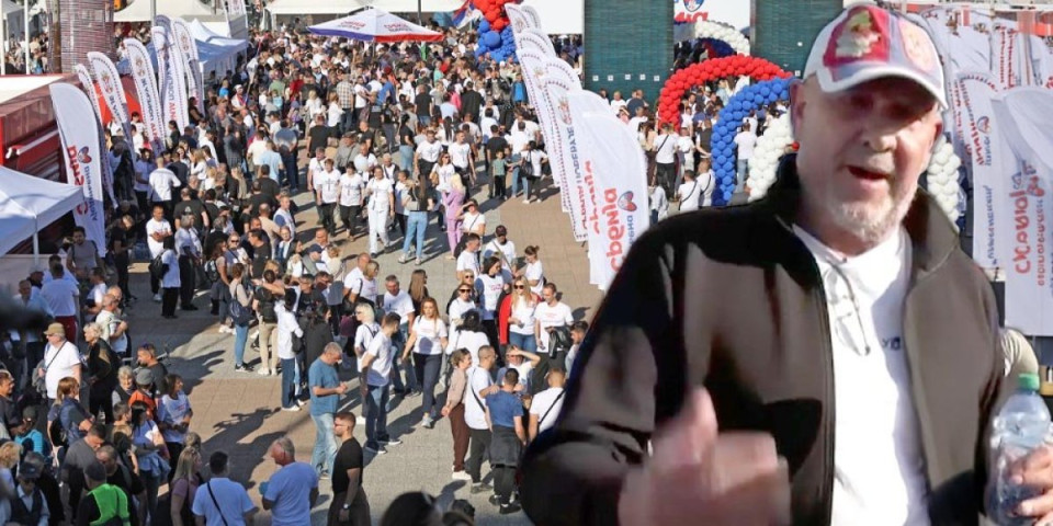 "Posle 26 godina dajem svoj glas"! Ispred Arene je i čovek koji je poslednji put glasao 2000. godine, a danas je tu da podrži Vučića (VIDEO)