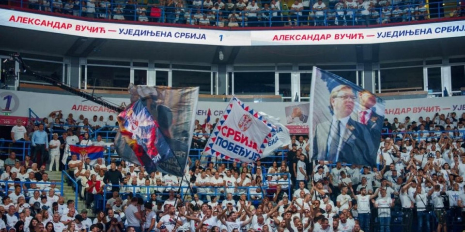 Rekord svih rekorda! Vučićević otkrio: Evo koliko se ljudi okupilo na skupu liste "Aleksandra Vučića - Ujedinjena Srbija" u Areni