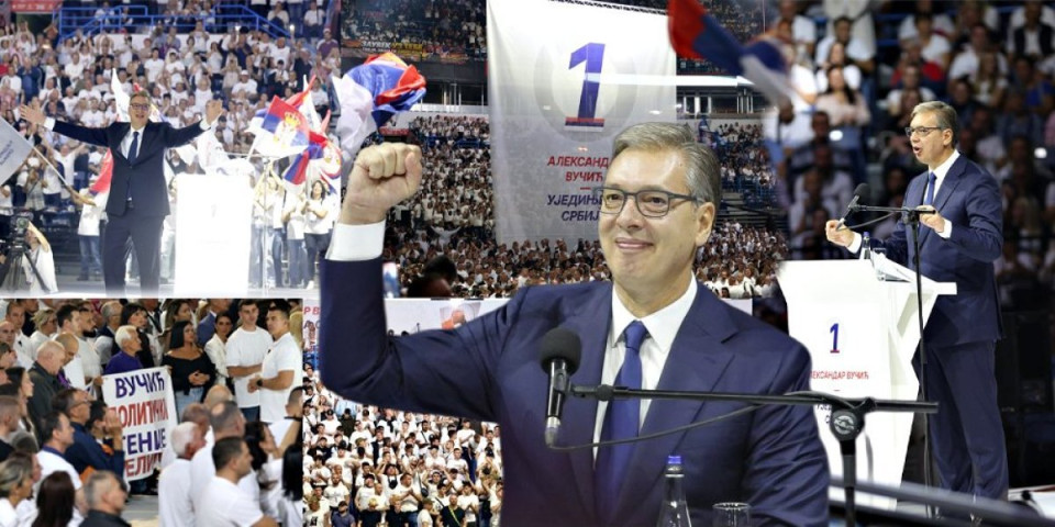 Ficove reči odjekuju Arenom! Veliki skup liste "Aleksandar Vučić - Ujedinjena Srbija": Građani poslali jasnu poruku - Do konačne pobede!  (FOTO/VIDEO)