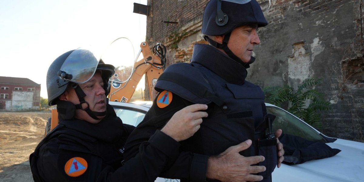 Uništavanje bombe iz Drugog svetskog rata u Beogradu