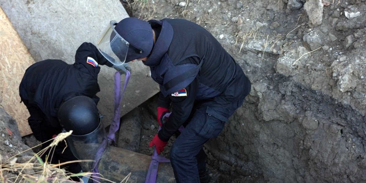 Uništavanje bombe iz Drugog svetskog rata u Beogradu