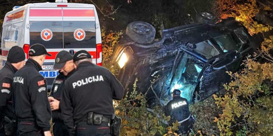 Automobilom sleteo u kanjon reke Komarnice: Drama kod Šavnika, vozač teško povređen (FOTO)