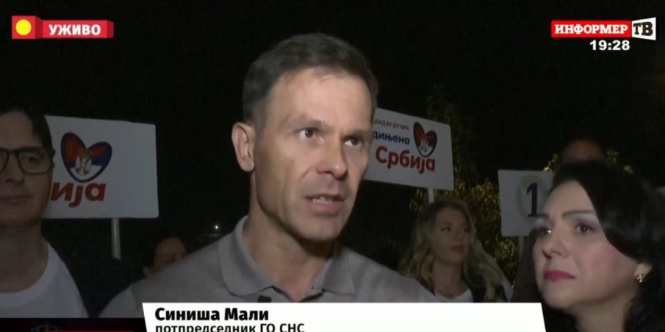 Siniša Mali poslao jasnu poruku: Građani na izborima biraju između prošlosti i ekonomskog rasta