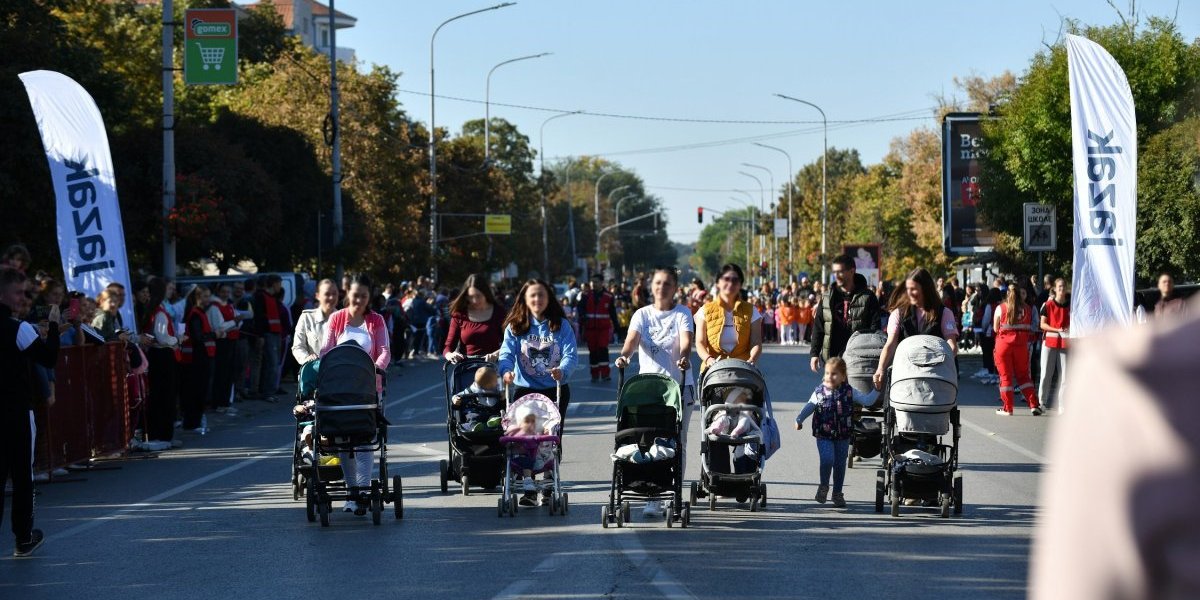 U Kikindi održana "Trka za srećnije detinjstvo"