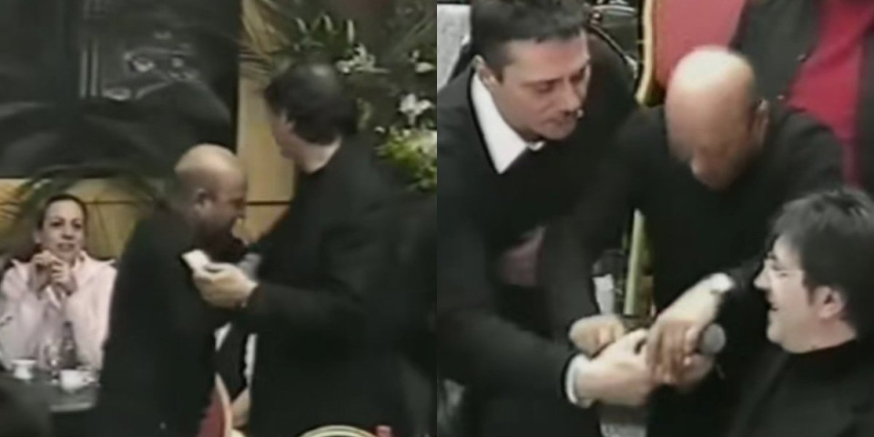 "Šta se praviš beo? Ko si ti, bre?" Snimak sukoba Džeja i Kebe glavna tema - Oteo mu mikrofon pa... (VIDEO)