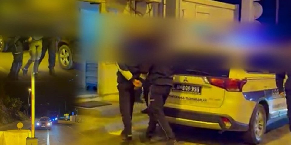 Spektakularno hapšenje srpske granične policije: Ovo je muškarac koji je pokušao ilegalan ulazak - Kod sebe imao eksploziv i kokain (VIDEO)