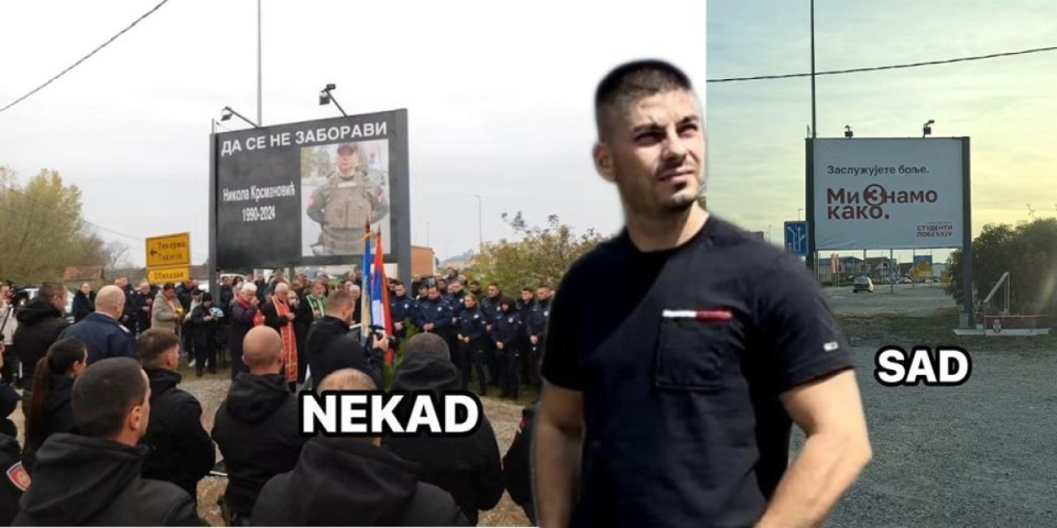 Sram vas bilo, bre! Građani Loznice ogorčeni na blokadere: Skinuli spomen-obeležje ubijenog policajca Nikole Krsmanovića (FOTO)