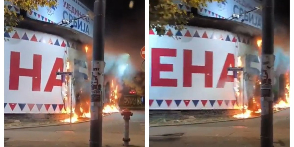 Čist vandalizam blokadera: Još jedan dokaz da im je nasilje jedina politika (VIDEO)