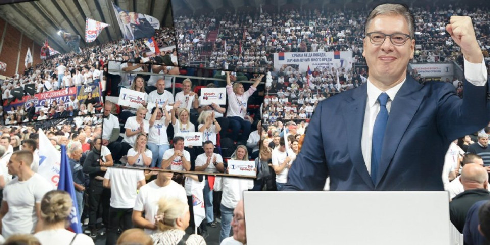 Veliki broj građana u Kragujevcu! Počeo veliki skup "Ujedinjene Srbije" u srcu Šumadije, očekuje se dolazak Vučića (FOTO/VIDEO)