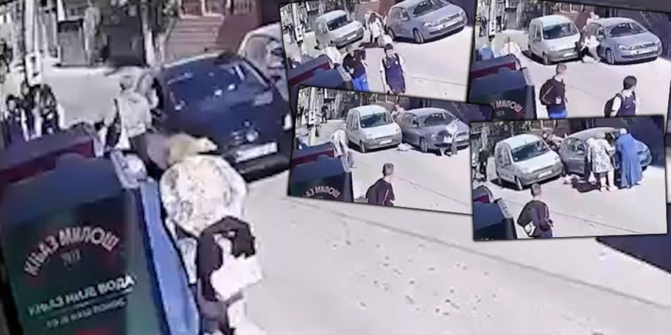 Ukradenim automobilom udario devojčicu, pa pobegao: Novopazarska policija na nogama (UZNEMIRUJUĆI VIDEO)