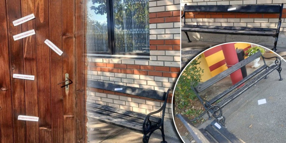 Ovo je ta "kultura" tzv. "Studentske liste"! Pogledajte šta su uradili u porti Crkve Svetog proroka Ilije u Kniću (FOTO)