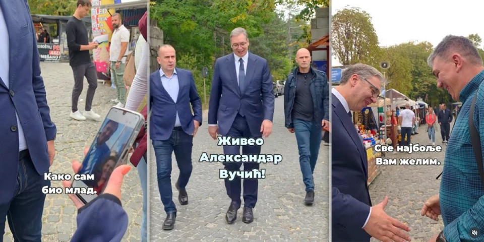 " Ponovili smo slikanje posle 17 godina!" Vučić u Modriči: Samo sam ja ostario, vi se uopšte niste promenili (VIDEO)