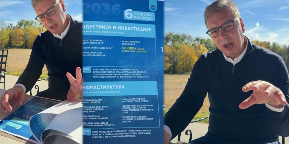 Šta Vučić obeća, to i ispuni! Predstavljeno 6 moćnih stubova razvoja - Specijalni program donosi preporod za jug Srbije! (VIDEO)