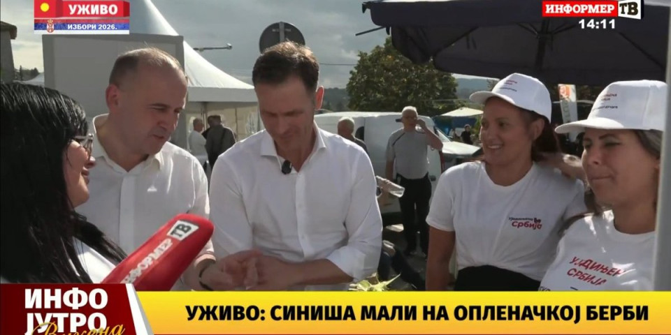 Siniša Mali na Oplenačkoj berbi: Sudbina naše zemlje odlučuje se na ovim izborima
