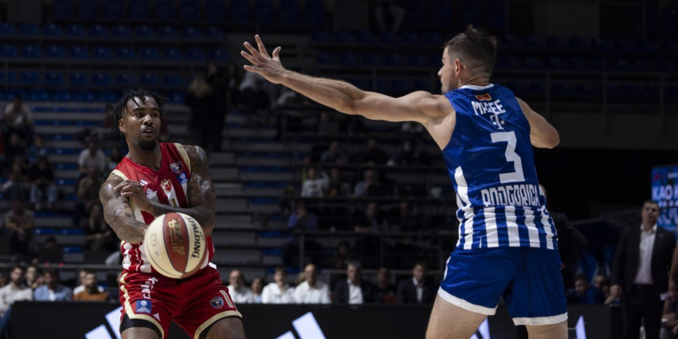 Prva pobeda Crvene zvezde u ABA ligi: Crveno-beli na 100+ poena protiv Budućnosti!