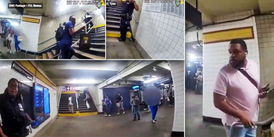 (VIDEO) Užas u Americi! Policajki slučajno opalio pištolj na prepunoj stanici, nastao haos: Ima povređenih
