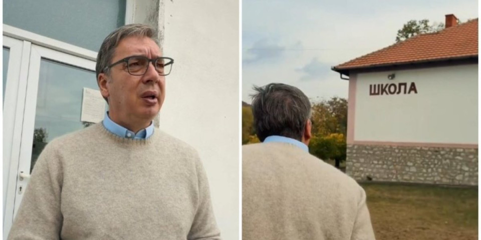 ''Naša deca zaslužuju najbolje uslove'' Vučić u Izvoru: Velika ulaganja u škole i vrtiće širom Srbije